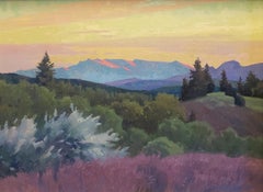 Sonnenaufgang im Camp Big Horn; Seeufer am Pfeilerkopf