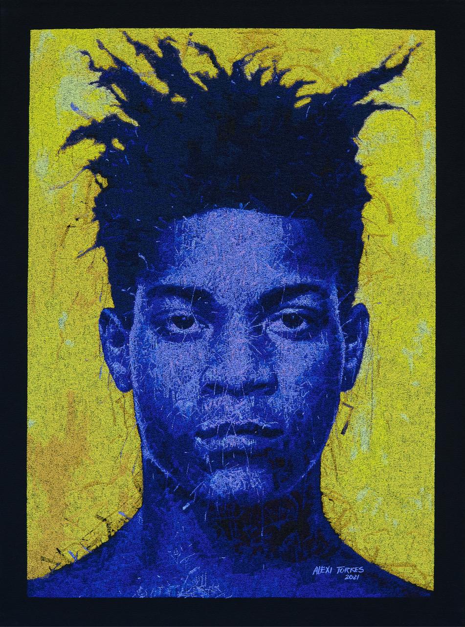 Basquiat  - Mixed Media Art by Alexi Torres