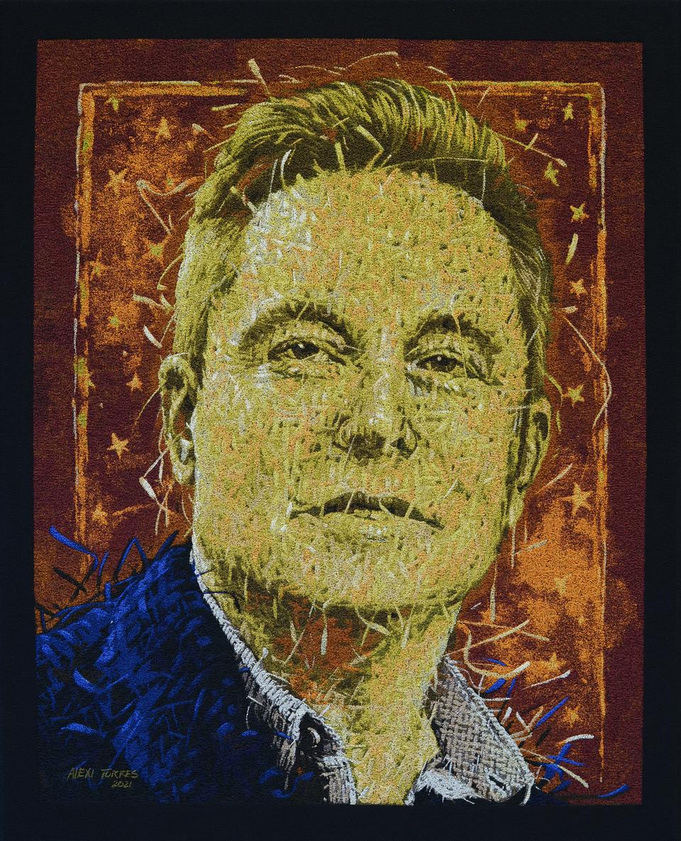 Elon Musk  - Mixed Media Art by Alexi Torres