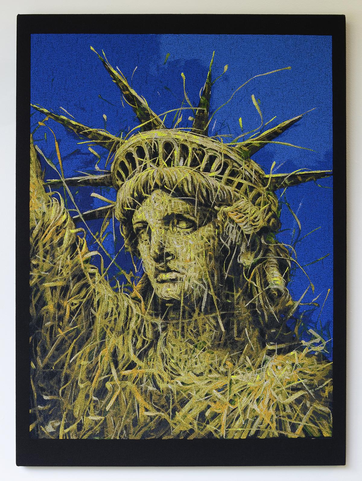 Liberty I  - Mixed Media Art by Alexi Torres
