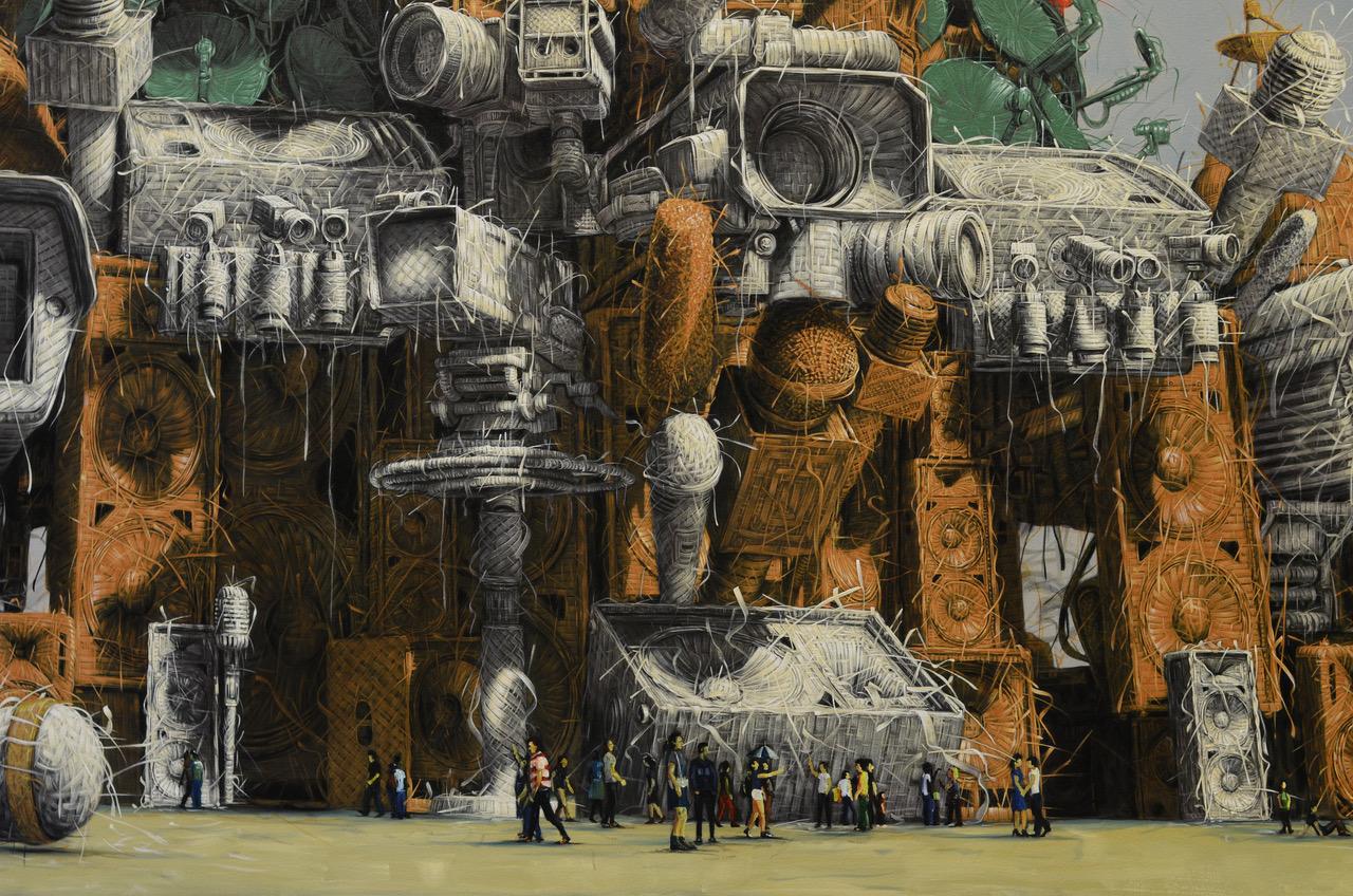 Trust, But Verify - Painting by Alexi Torres