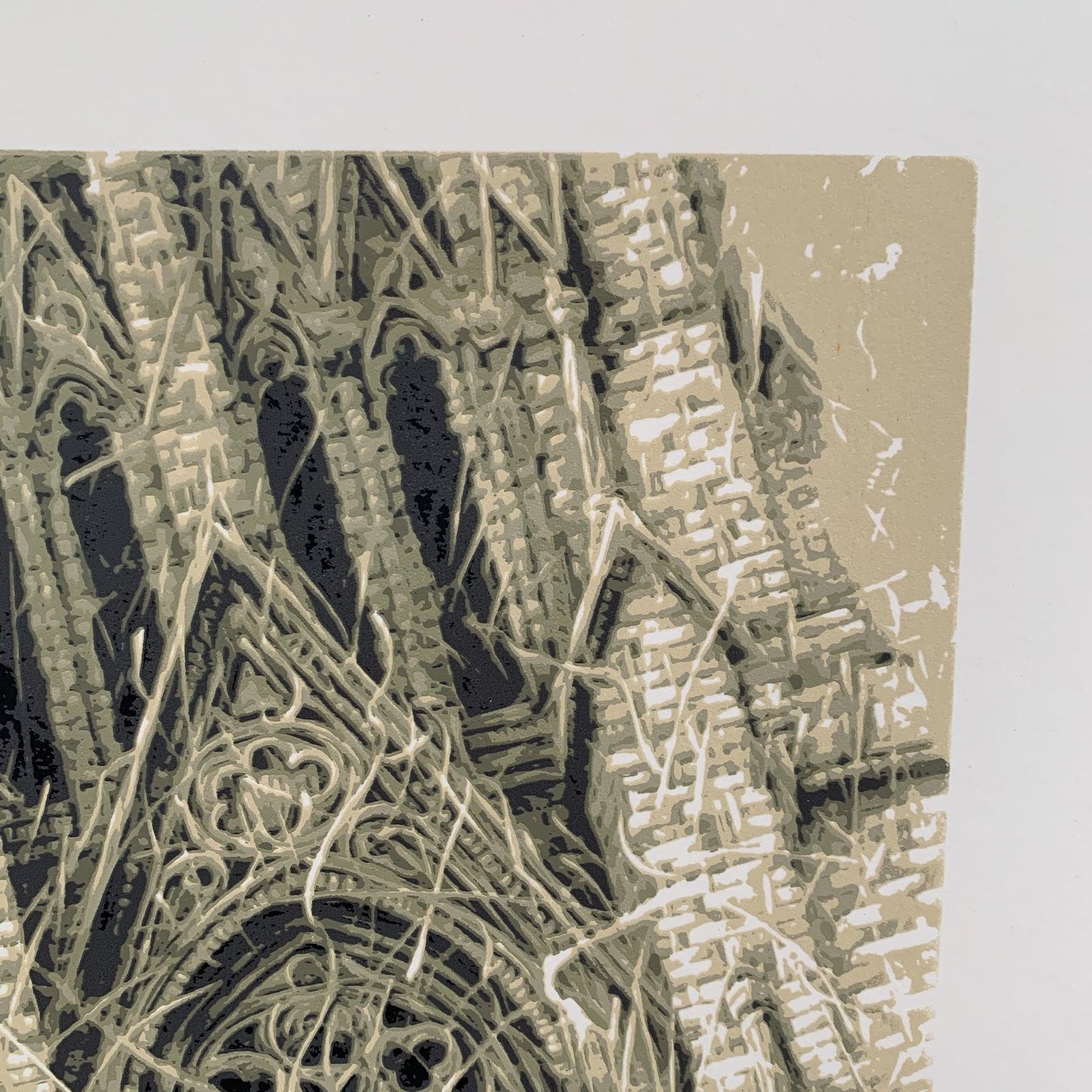 St Patricks Cathedral Signed/Numbered  - Abstract Print by Alexi Torres