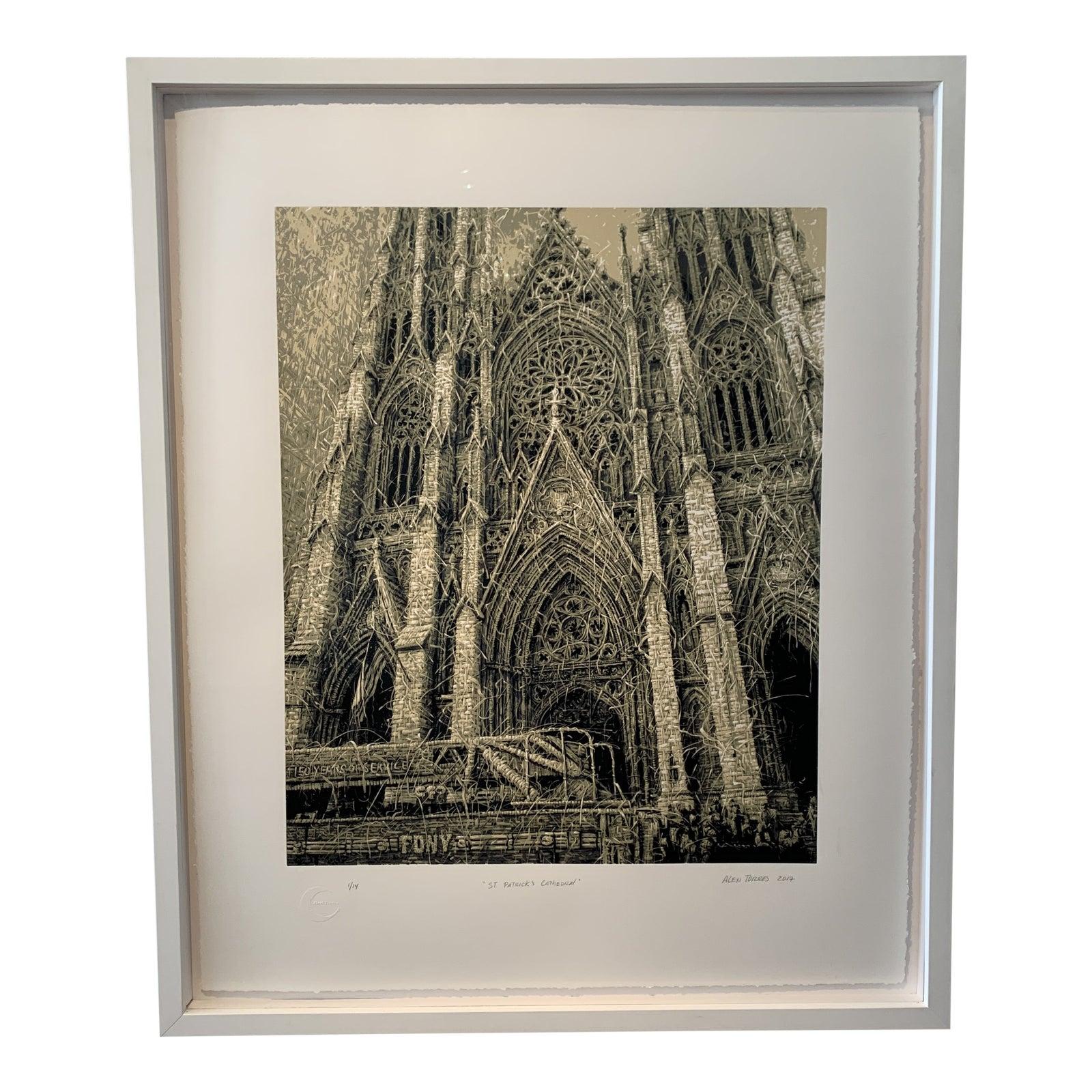 Alexi Torres Abstract Print - St Patricks Cathedral Signed/Numbered 