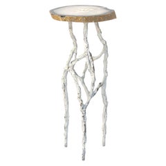 Tavolo da 3 bicchieri Alexia con piano in agata di Fakasaka Design