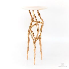 Alexia Drink Table with Onyx Top by Fakasaka Design