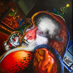 "Eslabón L: Papa Noel-labon". Iconic figure of Santa Claus as a fantastic anima