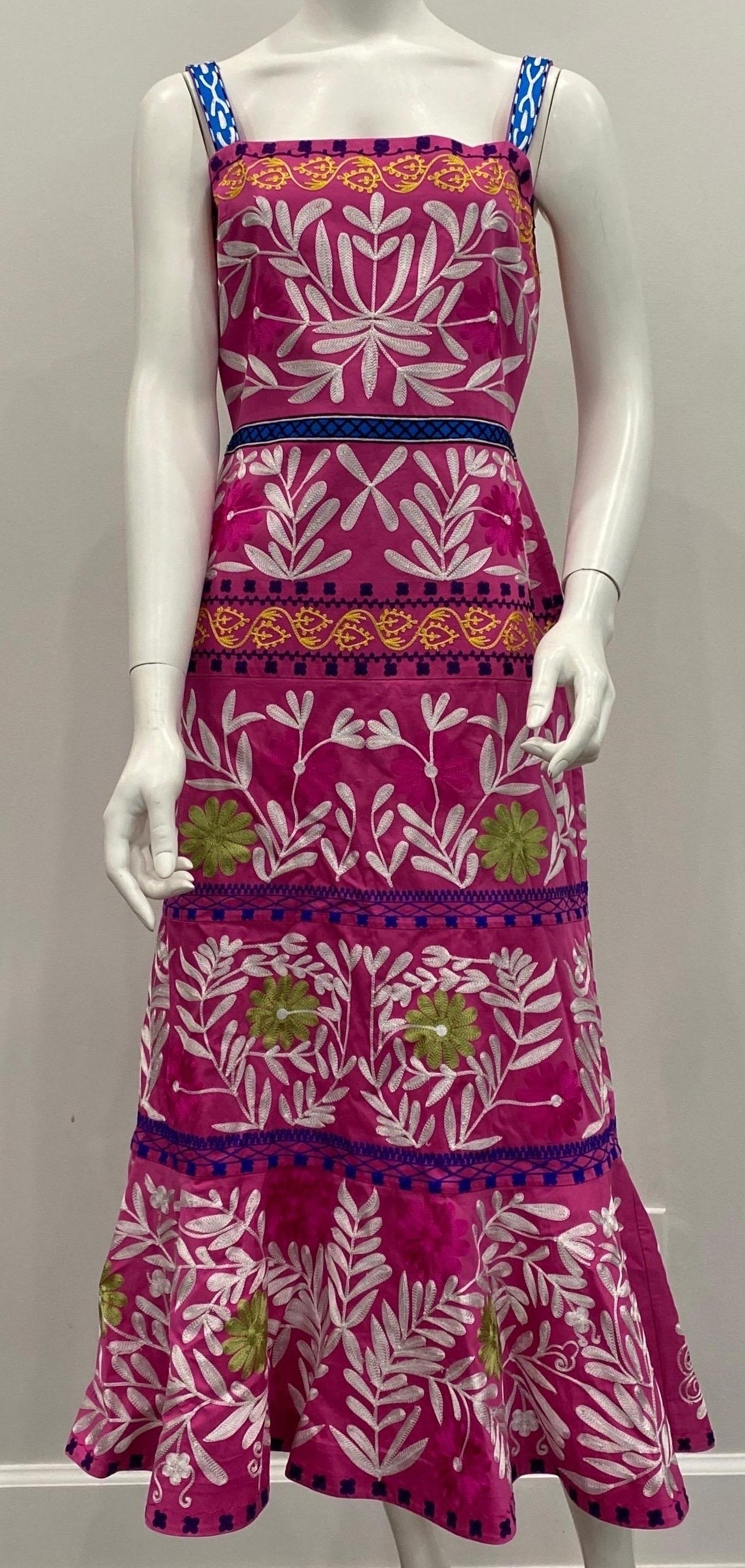 Alexis Alora Embroidered Midi Dress - Size Tag is missing, however it appears to be a medium per the measurements listed below. In Excellent condition as it was Only worn once and it is SOLD OUT in stores. 

The Alexis Alora midi dress is a timeless