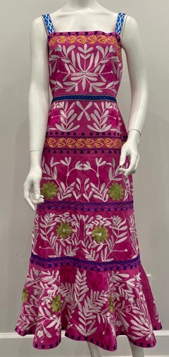 Alexis Alora Embroidered Midi Dress -Size Medium