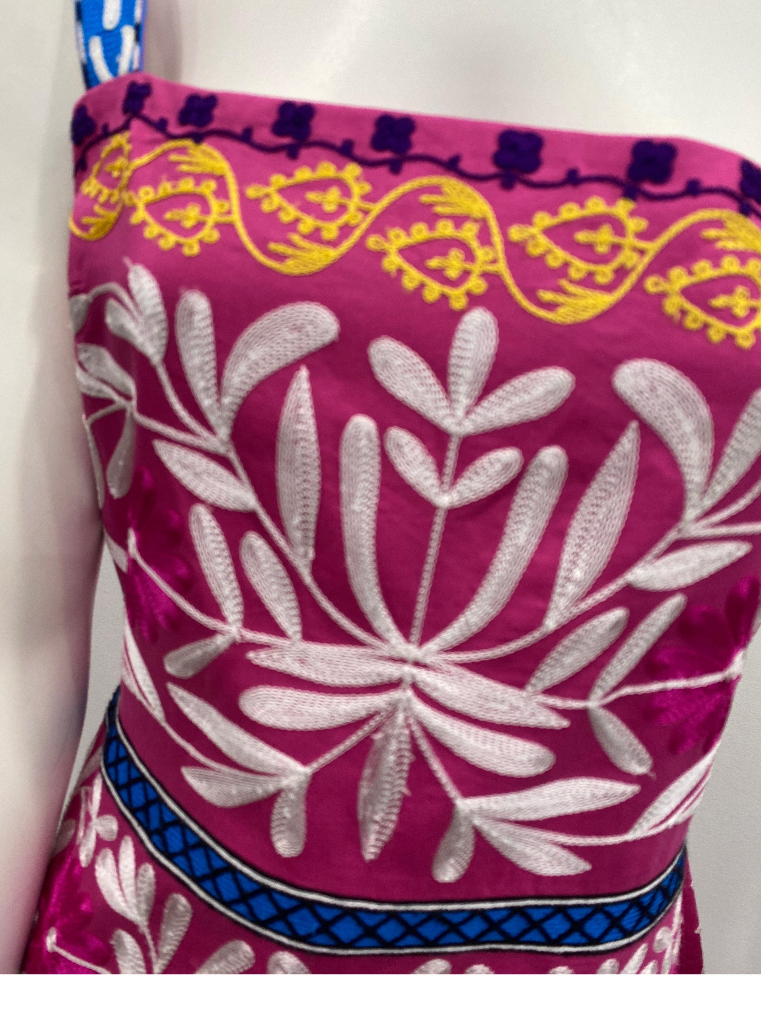 Alexis Alora Embroidered Midi Dress -Size Medium 1