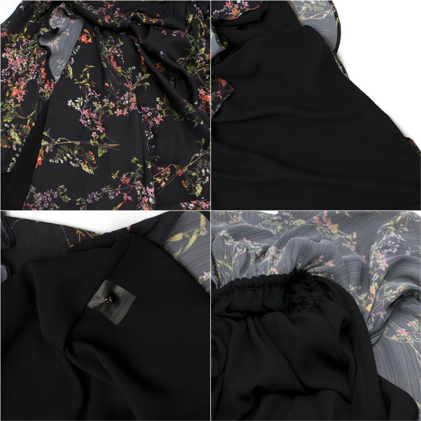 Alexis Angia Floral Maxi Dress in Black - Size S In New Condition In London, GB