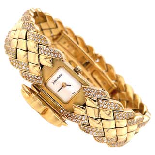 Alexis Barthelay Watch 18K Gold and Diamonds For Sale at 1stDibs