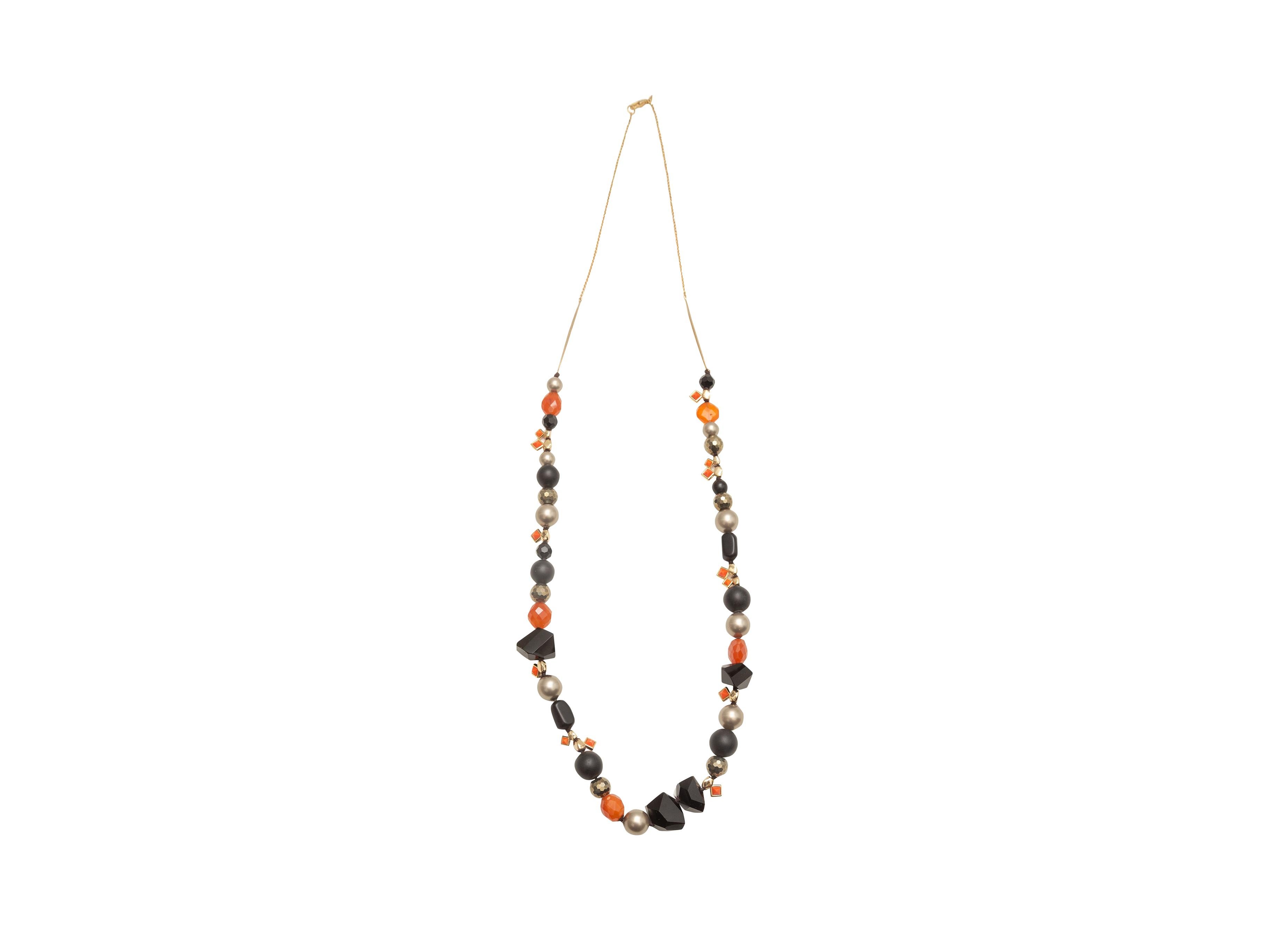 Alexis Bittar Black & Multicolor Beaded Necklace 1