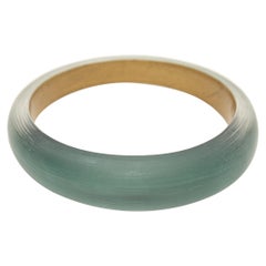 Alexis Bittar Light Blue Lucite Tapered Bangle