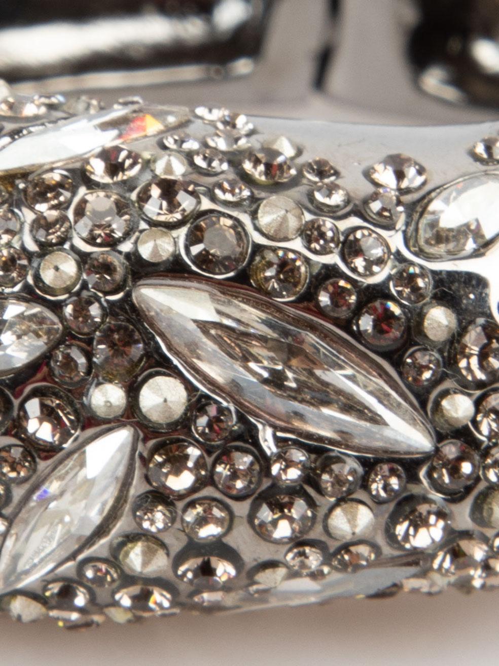 Women's Alexis Bittar Silver Chunky Embellished Bracelet For Sale