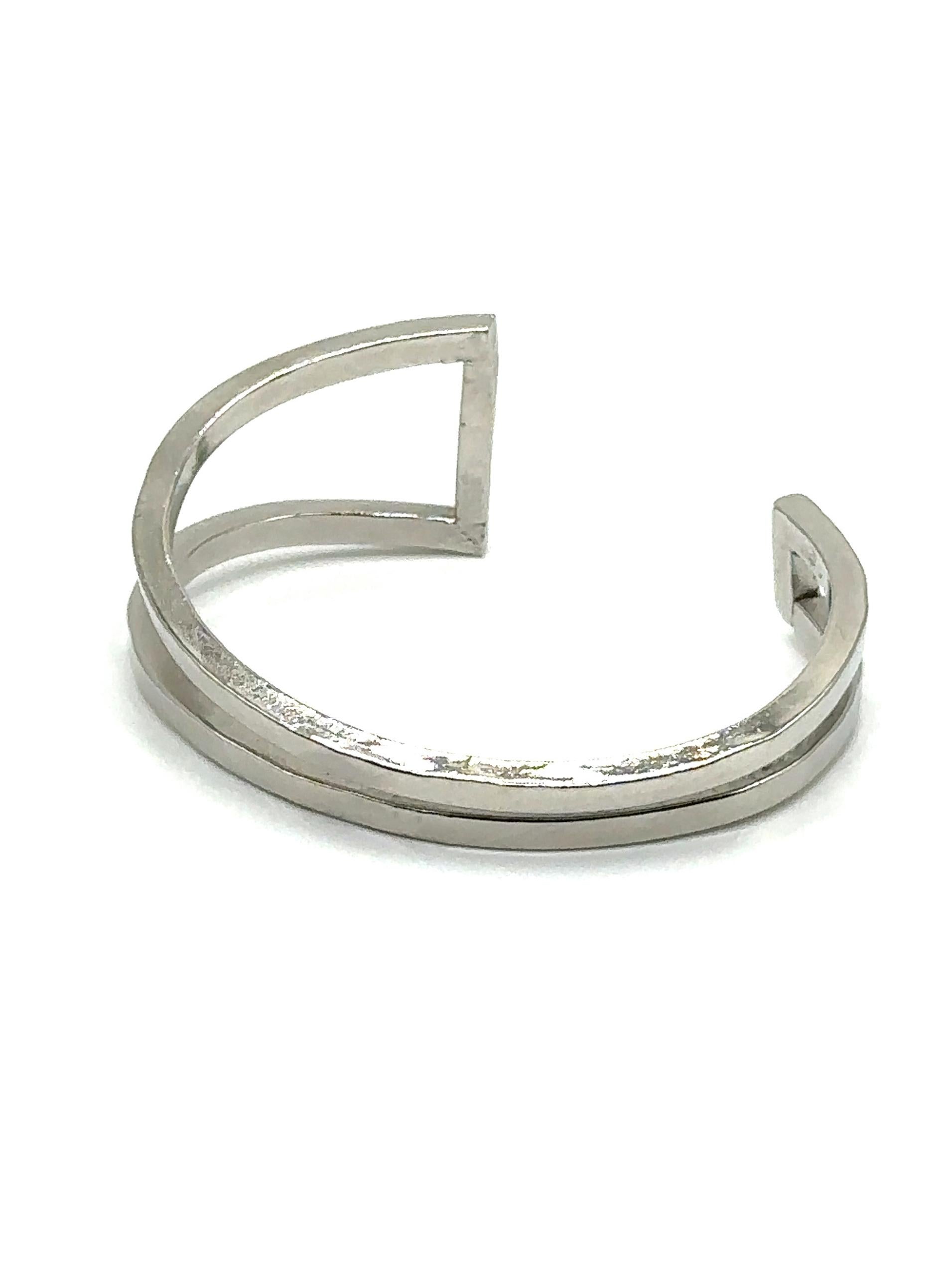 Contemporary Alexis - Bracelet white rhodium plated For Sale