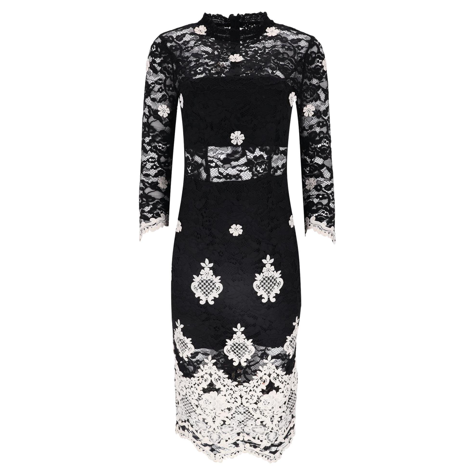 Alexis - Robe midi en dentelle florale