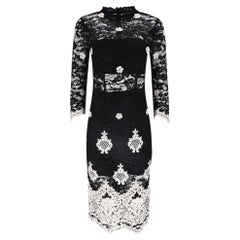 Alexis - Robe midi en dentelle florale