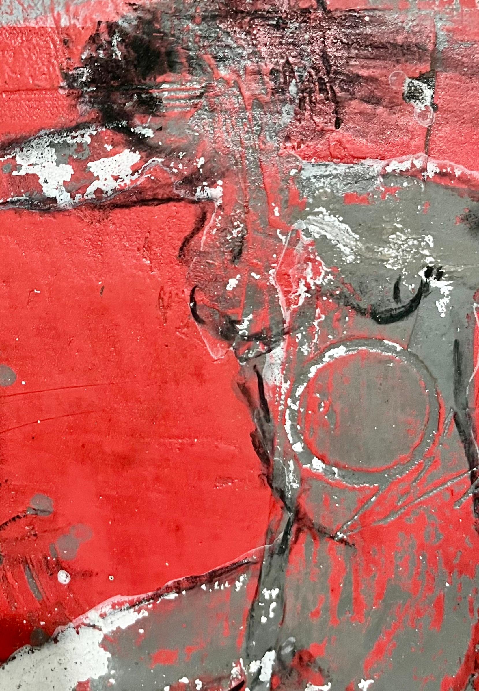 Neoespressionista francese a tecnica mista Impasto pittura danza Alexis Gorodine in vendita 2