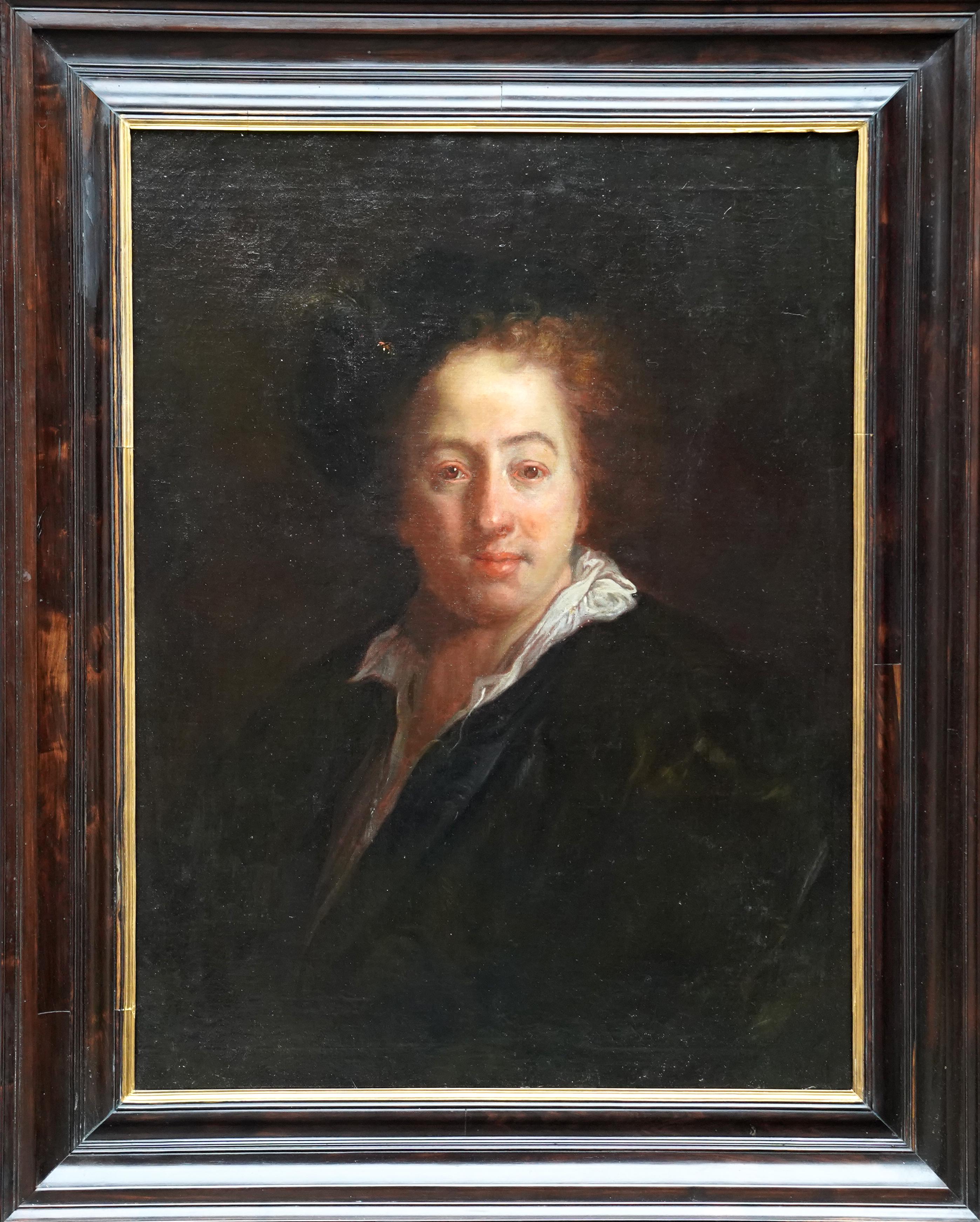 Self Portrait of Artist - French 18th century art Old Master oil painting