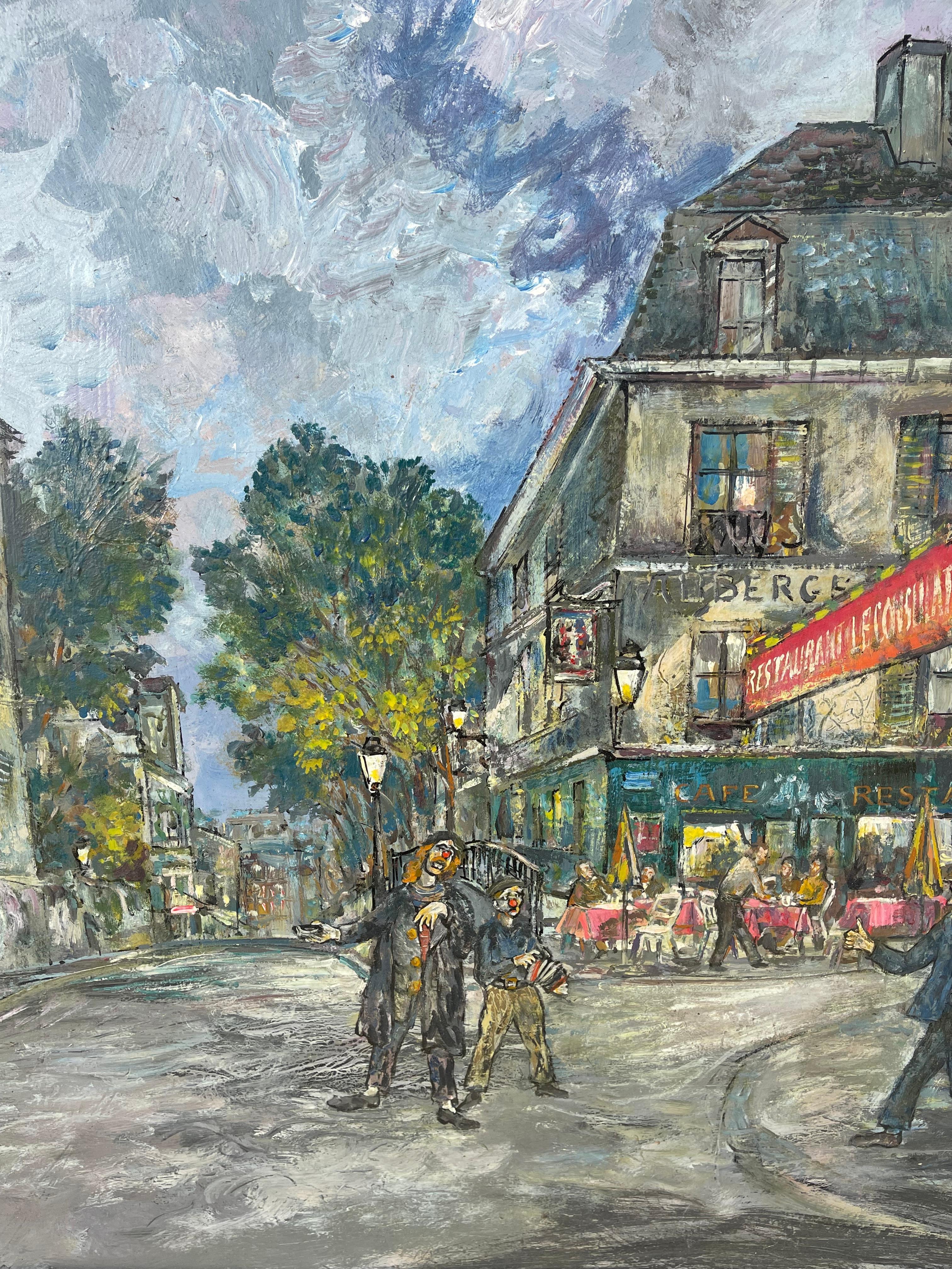 Alexis Guy KOROVINE (1928-?) - Montmartre, Le Soir For Sale 4