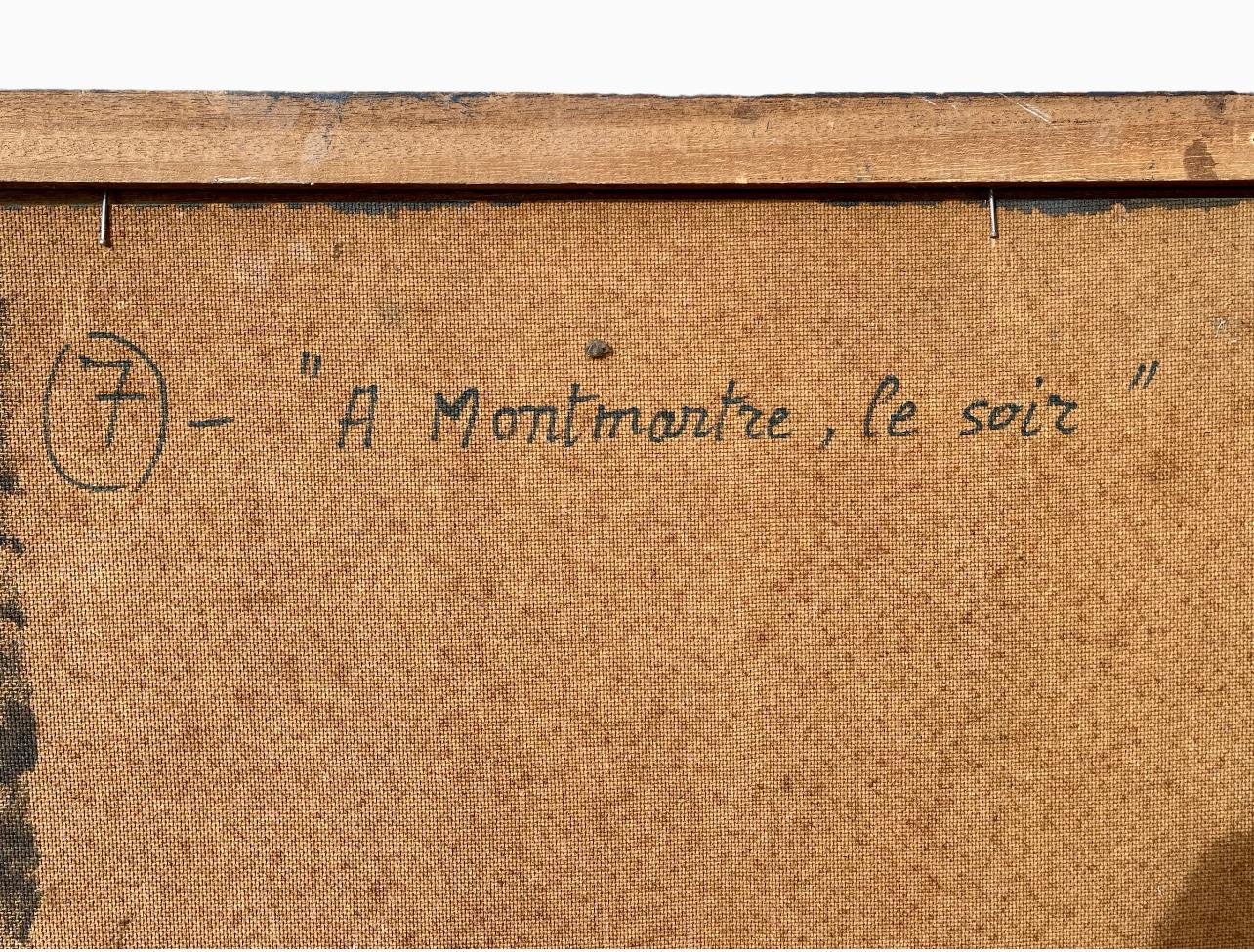 Alexis Guy KOROVINE (1928-?) - Montmartre, Le Soir For Sale 6