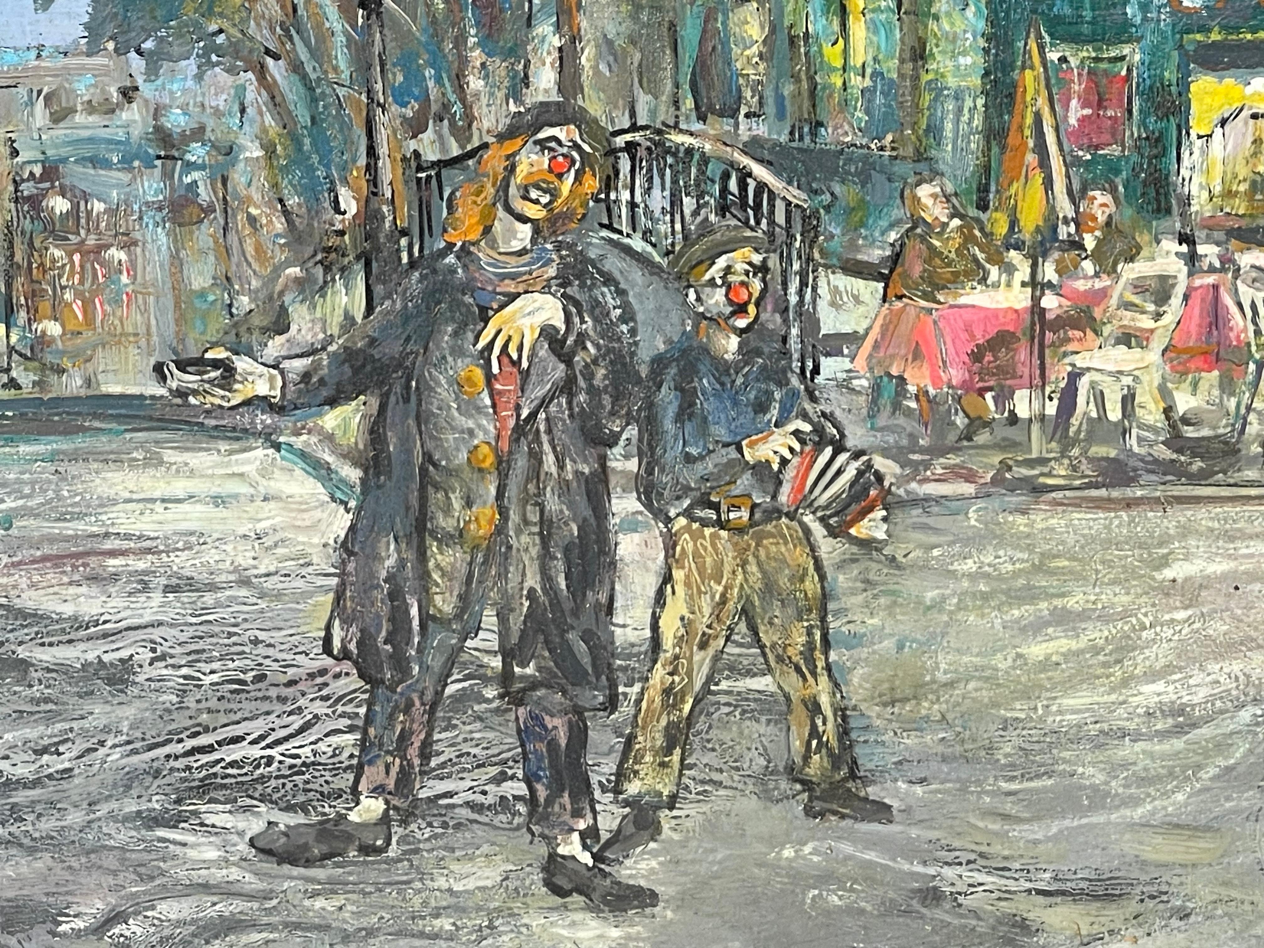 Painted Alexis Guy KOROVINE (1928-?) - Montmartre, Le Soir For Sale