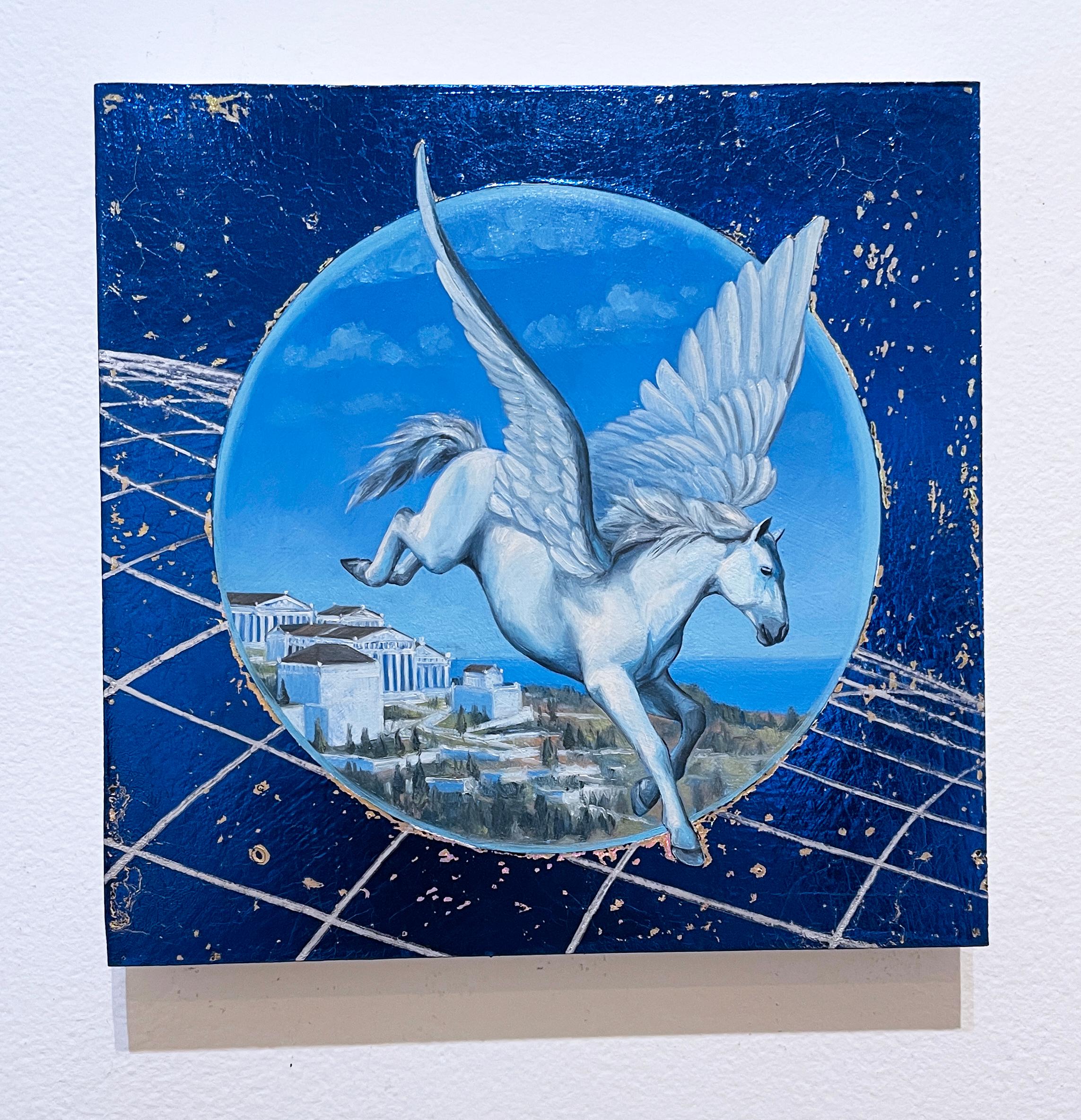 Pegasus Flight - Painting by Alexis Kandra