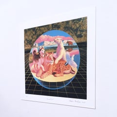 Permafrost, landscape, skyscape, polar bear, saber tooth, husky, wildlife, gold