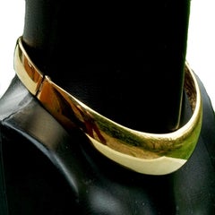 Alexis Kirk Gold Plated Choker Necklace circa 1980s