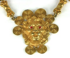 Alexis Kirk Lion Motif Collar