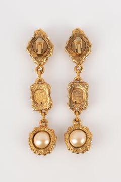 Alexis Lahellec Ohrringe mit Perlmutt-Cabochons