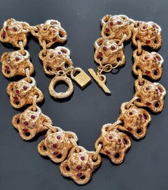 Alexis LAHELLEC Paris - Magnifique collier vintage, haute couture France