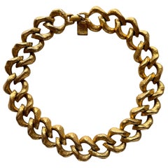 Alexis Lahellec Paris — Sculptural Gold-Tone Chain Necklace