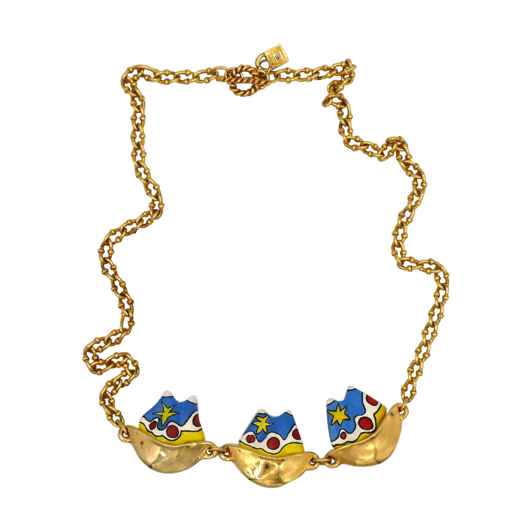 Alexis Lahellec Vintage Necklace For Sale