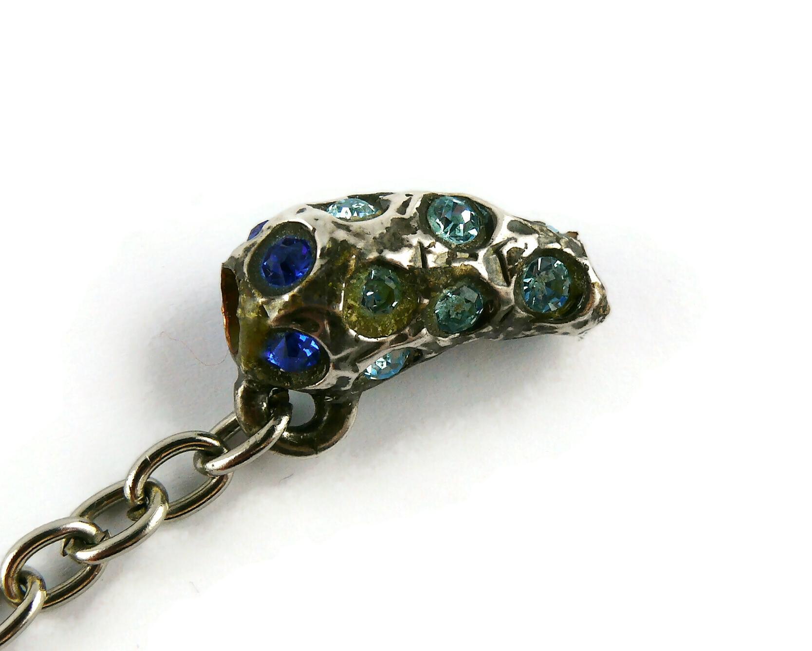 Übergroße Vintage-Anstecknadelbrosche mit Juwelen von Alexis Lahellec im Angebot 10