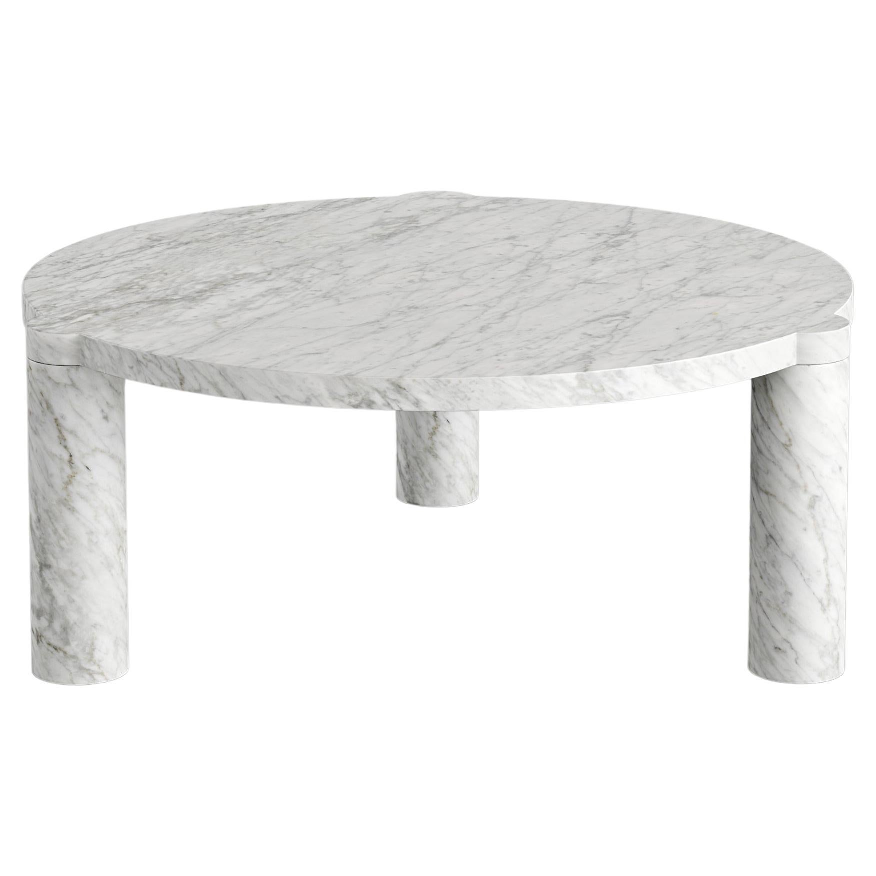 Alexis Marble Coffee Table by Agglomerati For Sale