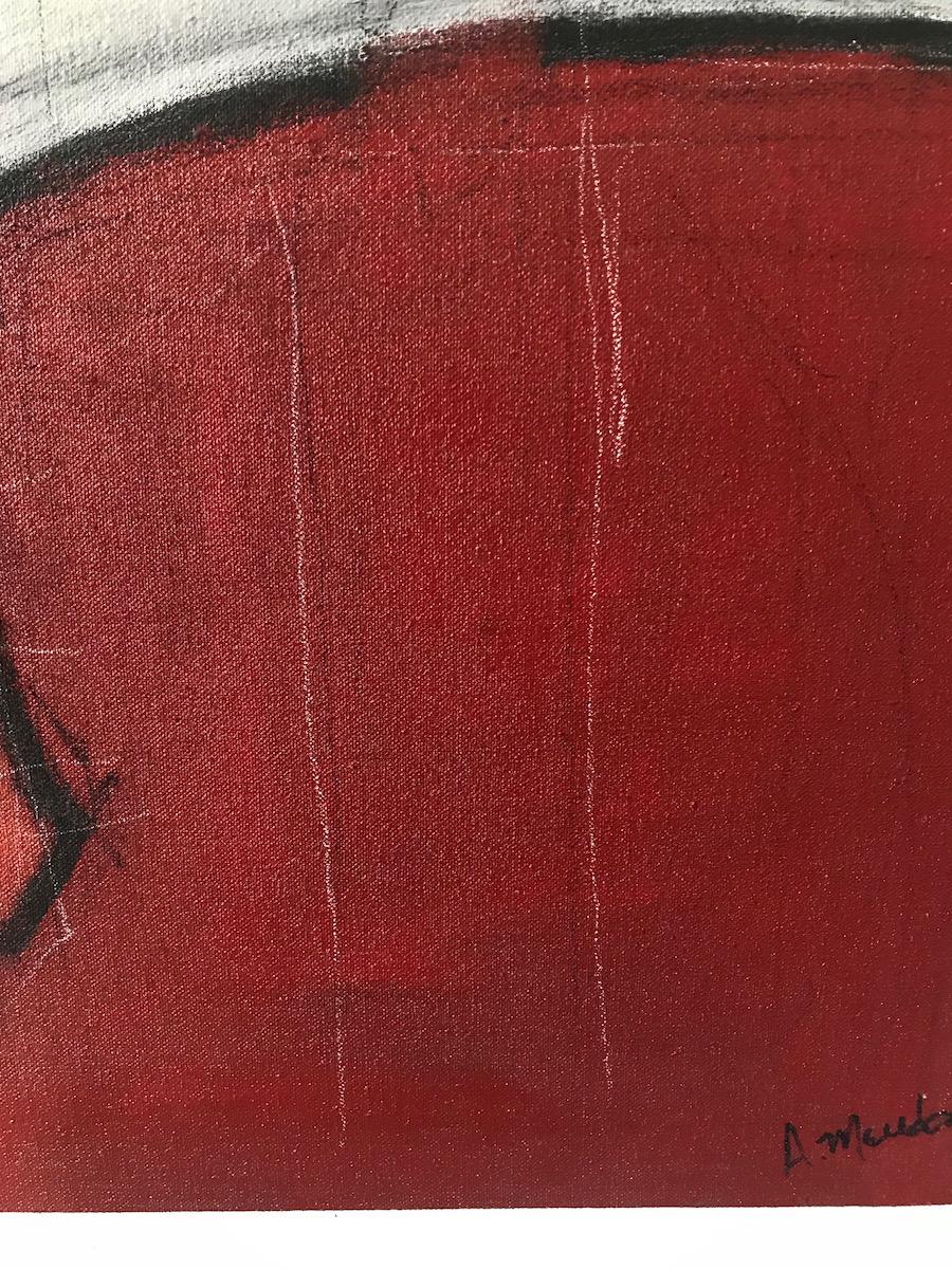 Pittura astratta su tela  -- Radici di Iroko IX in vendita 3