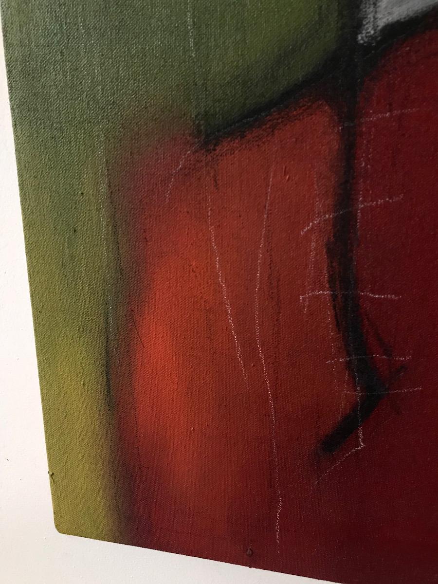 Pittura astratta su tela  -- Radici di Iroko IX in vendita 6