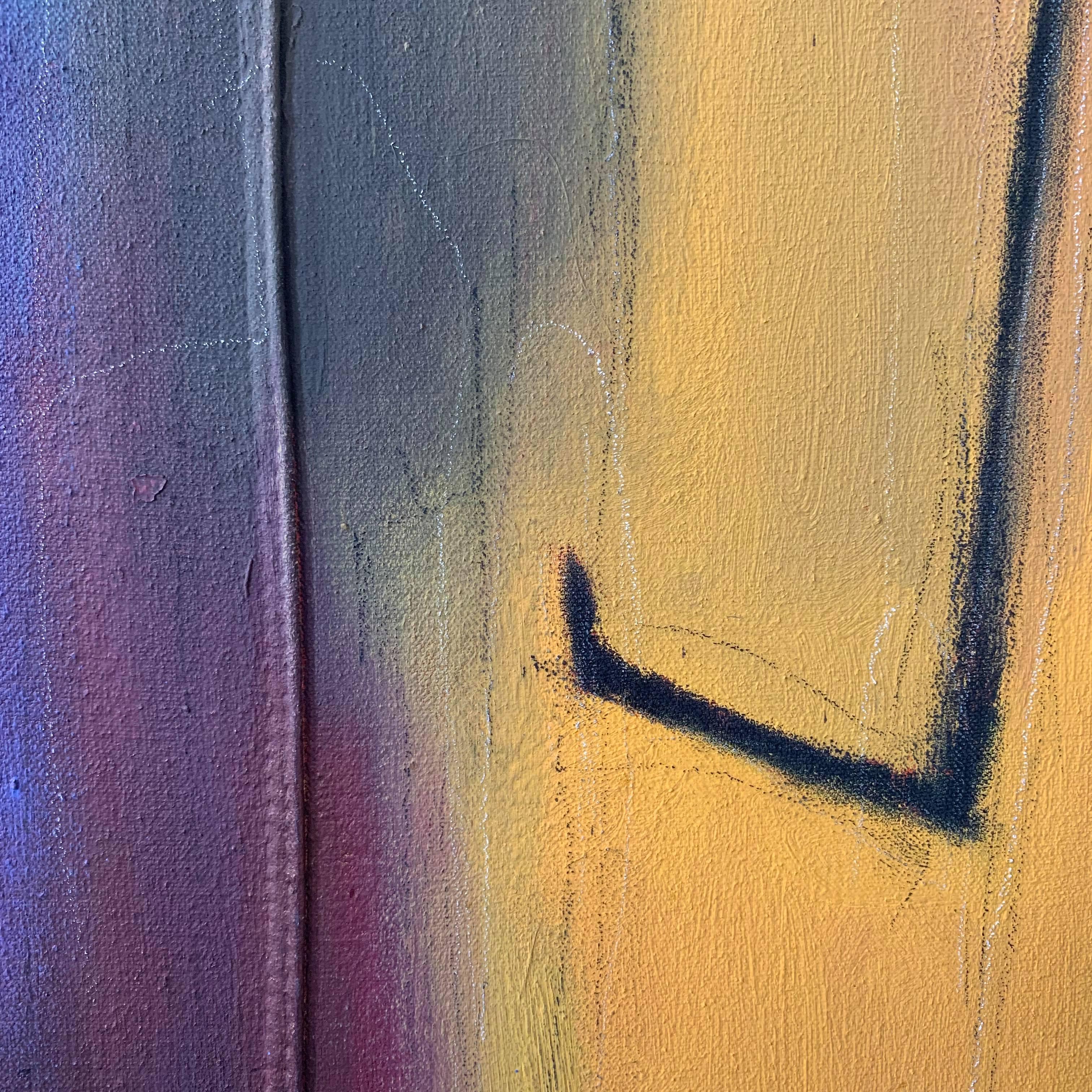 Pittura astratta a tecnica mista  -- Radici di Iroko V - Mixed Media Art Astratto di Alexis Mendoza