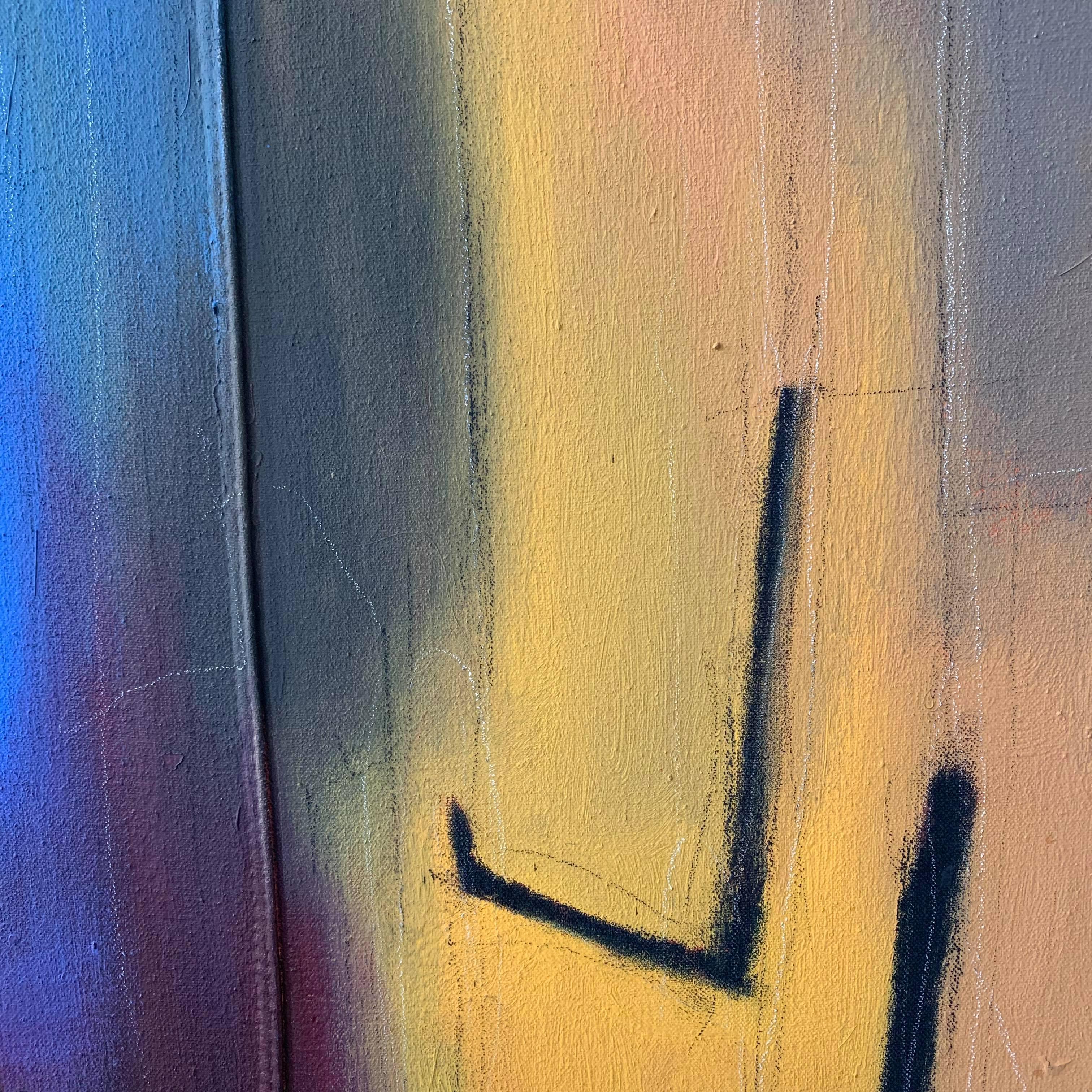 Pittura astratta a tecnica mista  -- Radici di Iroko V in vendita 1