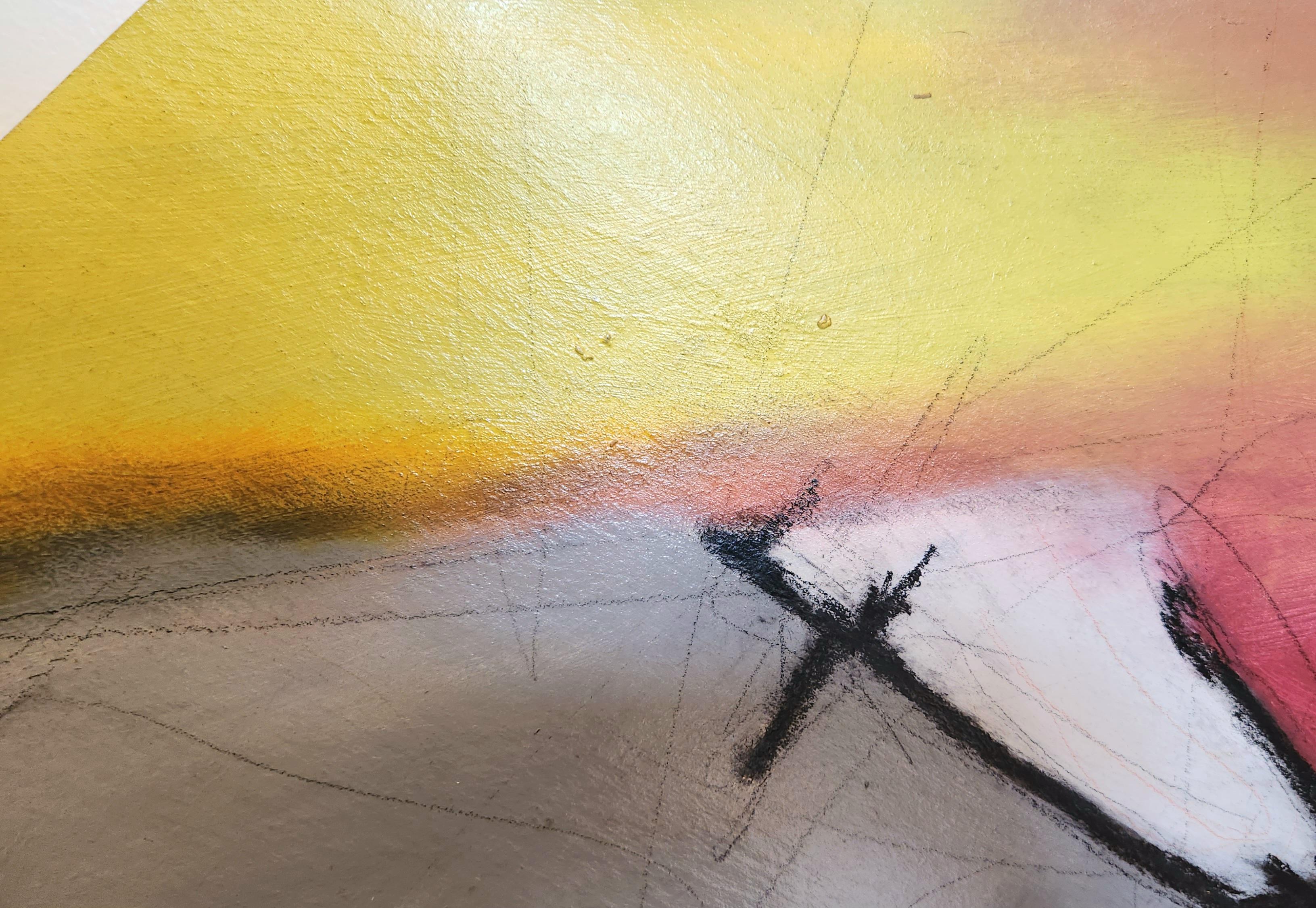 Técnica mixta y pintura al óleo sobre madera -- Ofrenda 10 - Painting Abstracto de Alexis Mendoza