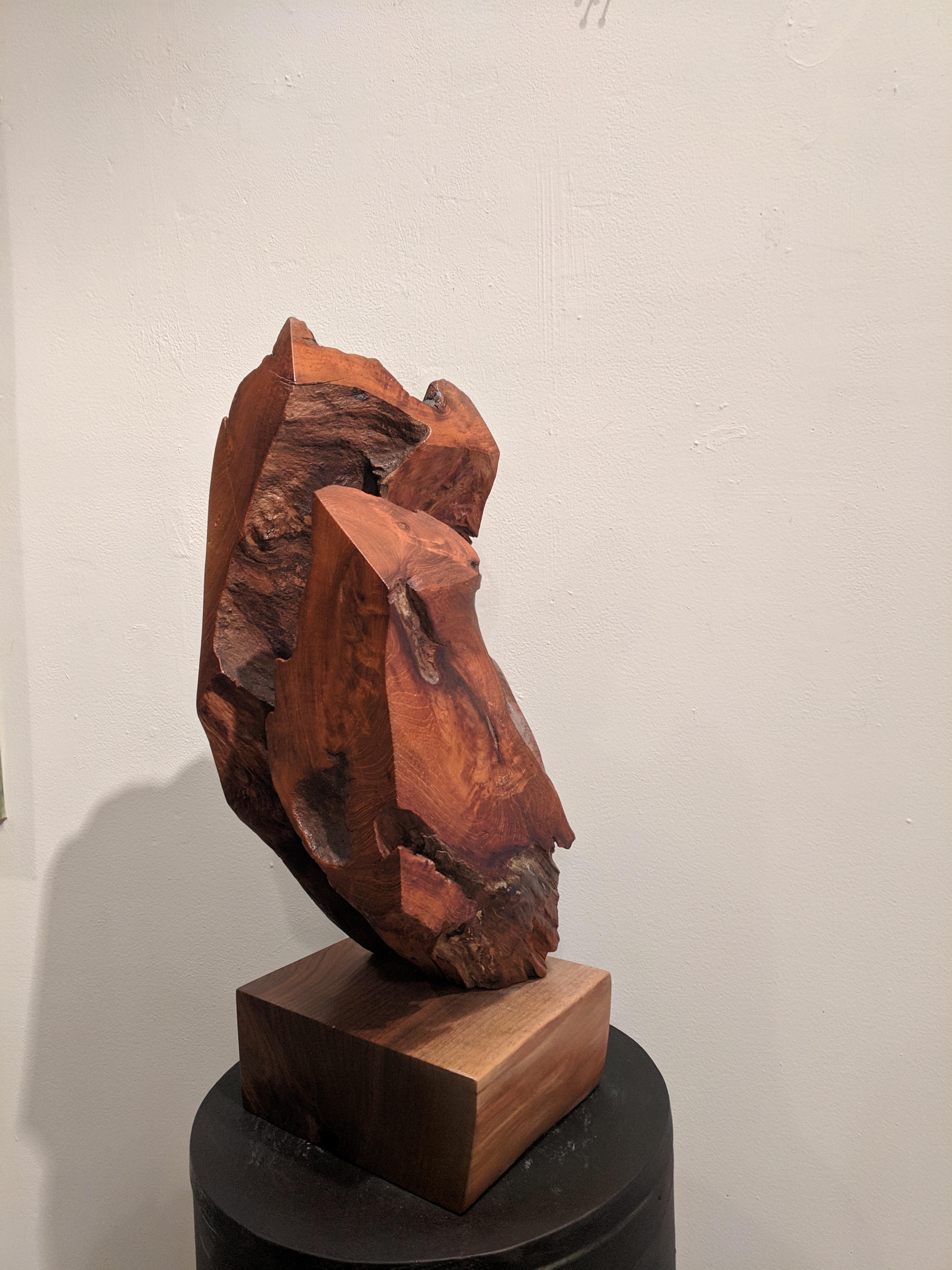 Organic Wooden Sculpture -- Yemaya For Sale 5