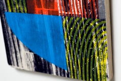 "Blox", Modelli astratti, Astrazione geometrica, Monoprint su legno