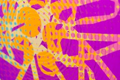 "High and Low III" Abstract Patterns, Geometric Abstraction, Woodcut Monoprint