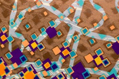 "Il viaggio di Lisa", Modelli astratti, Astrazione geometrica, Monoprint xilografico