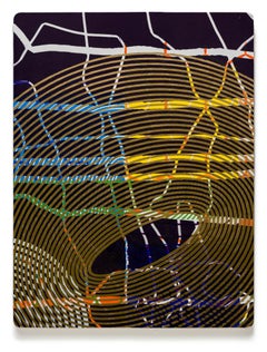 „Oldies Swing“, Abstrakte Muster, Geometrische Abstraktion, Holzschnitt, Monodruck