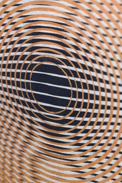 "Portal I", Patrones abstractos, Abstracción geométrica, Monocopia xilográfica sobre panel