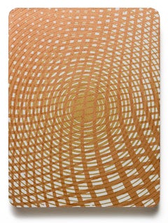 „Screen Time“, Abstrakte Muster, Geometrische Abstraktion, Holzschnitt Monodruck