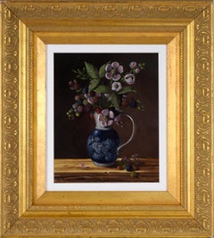 "Blackberries Are Red When They Are Green" - Trompe L'Oeil Still Life