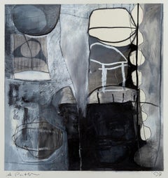 27x26" - Perla Negra - Técnica mixta sobre papel
